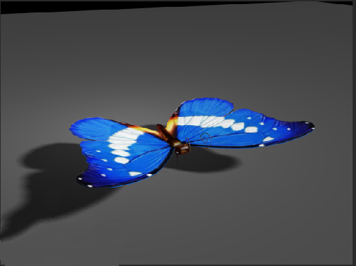 Kauneus Sininen Monark Butterfly
