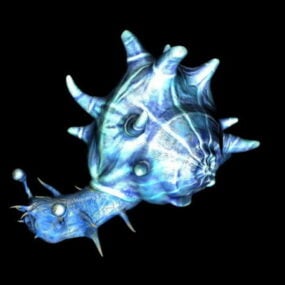 Modrý Mystery Snail 3D model