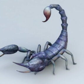 Modrý Scorpion 3D model