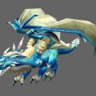 Personagem Blue Ice Dragon
