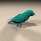 Blue Parrot Bird Animal