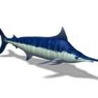 Pesce spada blu mare