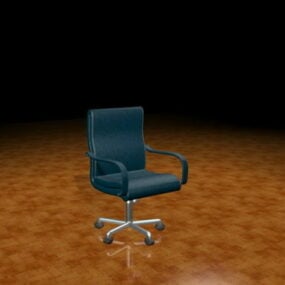 Blue Task Chair 3d model