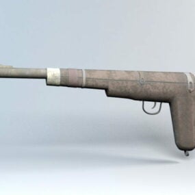 โมเดล 3d ปืนพกบลันเดอร์บัส