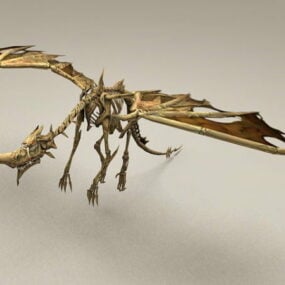 Bone Drake Dragon 3d-modell