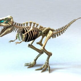 3д модель Костяного Тираннозавра Рекса