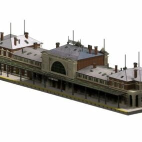 波恩中央车站3d模型