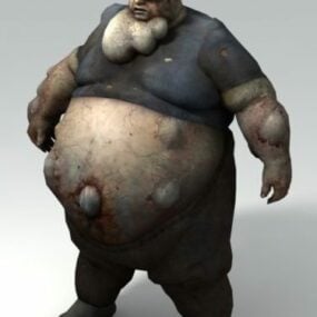 Boomer – Bloated Infected Zombie In Left 4 Dead 3d model