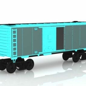 Modello 3d del vecchio segmento ferroviario