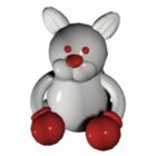 Toy Boxing Cartoon Rabbit