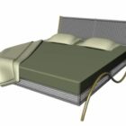מיטה זוגית פלטפורמת פליז