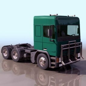 British Leyland oplegger vrachtwagen 3D-model