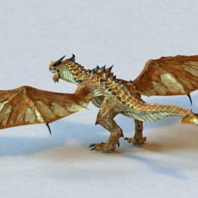 Dragon Brun modèle 3D