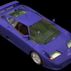Voiture de sport Bugatti Eb110 modèle 3D