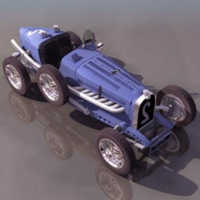 Bugatti Type 23 Brescia To-sæders 3d model