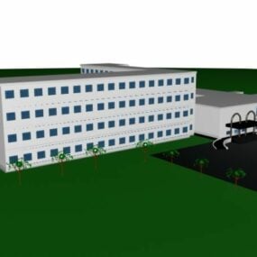 建物と風景の3Dモデル
