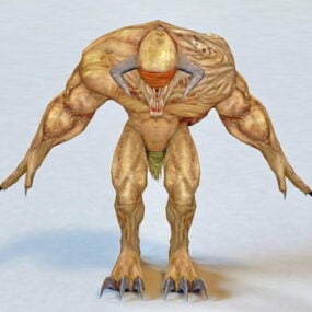 Heavy Demon Monster Character 3d model