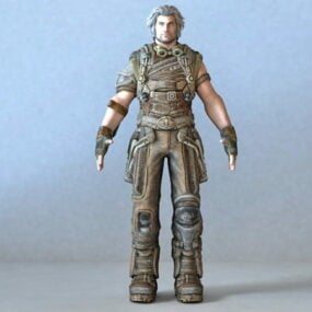 3D-модель персонажа Bulletstorm Grayson Hunt