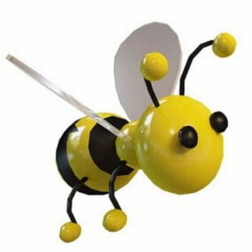 Bumble Bee Cartoon Character 3d model