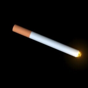 Burning Cigarette 3d model
