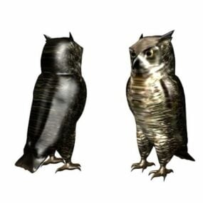 Τρισδιάστατο μοντέλο Animal Burrowing Owl