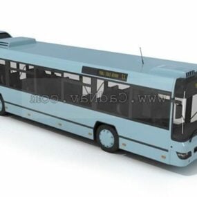Model 3d Vw Bus Vintage Putih Biru