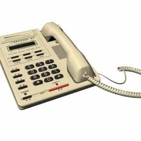 3д модель бизнес-телефона