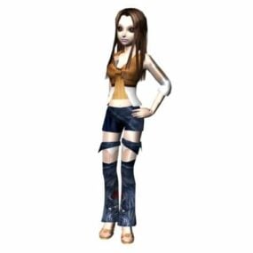 Cg Girl Character 3D-malli
