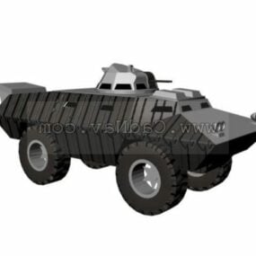 3D-Modell des gepanzerten Personentransporters Cadillac Gage Commando