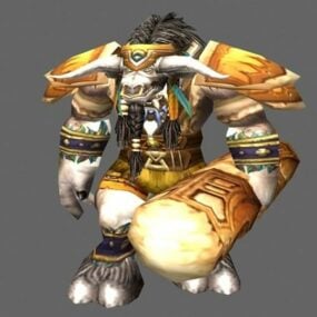 Cairne Bloodhoof – Wow Character 3d-modell