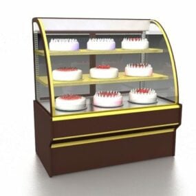 ケーキディスプレイケース3Dモデル