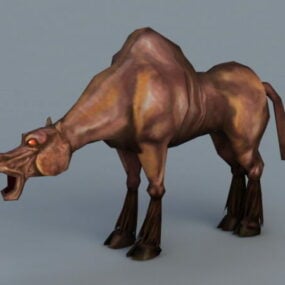 Верблюд монстр 3d модель