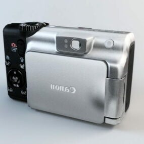 Τρισδιάστατο μοντέλο ψηφιακής φωτογραφικής μηχανής Canon Powershot A650