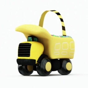 कार खिलौने भंडारण बॉक्स 3डी मॉडल