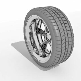 نموذج عجلة السيارة ثلاثية الأبعاد