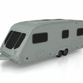 Caravan Trailer 3d malli