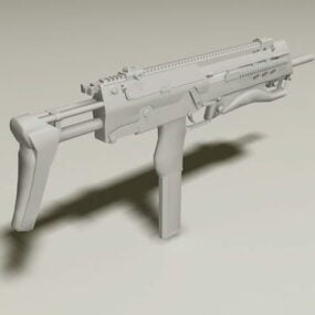 3D model laserové pušky Scifi