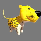 Leopardo bebé de dibujos animados