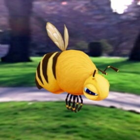 Múnla Cartoon Bee 3D saor in aisce