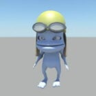 Cartoon humanoiden Frosch