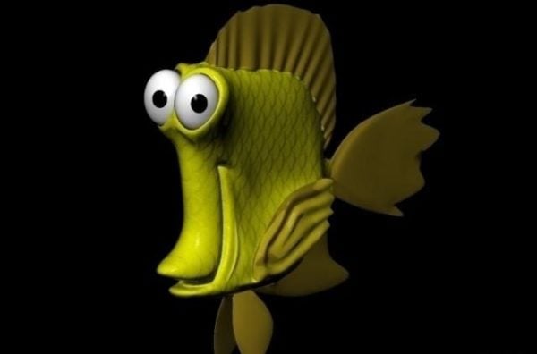 Мультфильм тропическая рыба