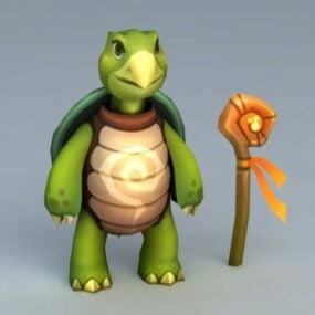 Animowany żółw Model 3D