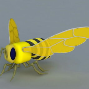 Τρισδιάστατο μοντέλο Cartoon Wasp