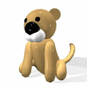 Cartoon Baby Lion Toy 3d model
