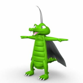 Cartoon Bug Monster 3d model