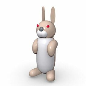 Conejito de dibujos animados Conejo Animal modelo 3d