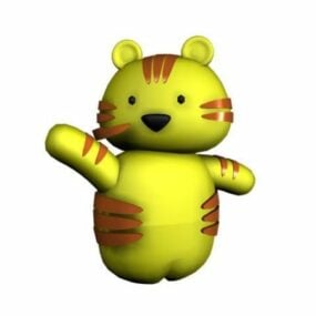 Toy Cartoon Fat Cat 3d model