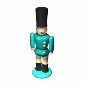 Soldat de personnage de dessin animé modèle 3D