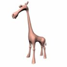 Cartoon Giraffe Statue Animal