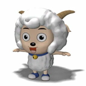 Cartoon Goat 3d model